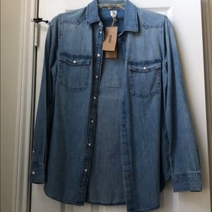 Denim blouse